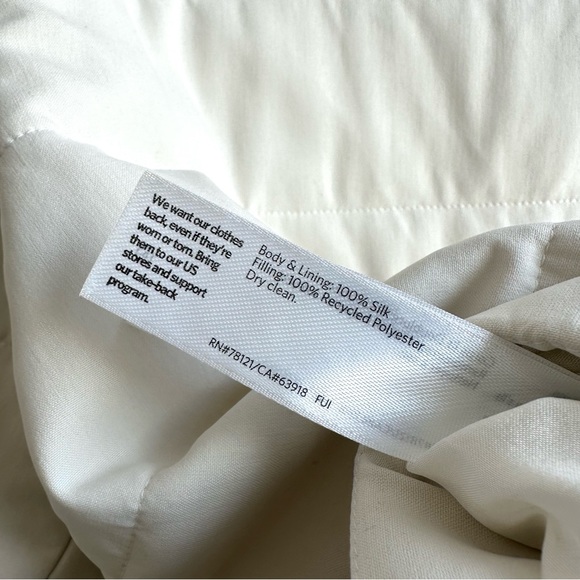 NWT Ellen Fisher Fuji Silk Quilted Jacket Size M - Picture 11 of 14